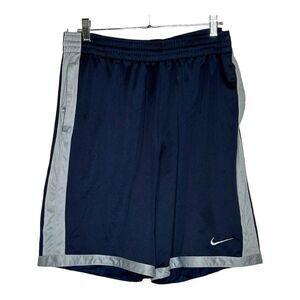 Nike  navy blue grey Dri-Fit Battlegrounds basketball shorts drawstrings large